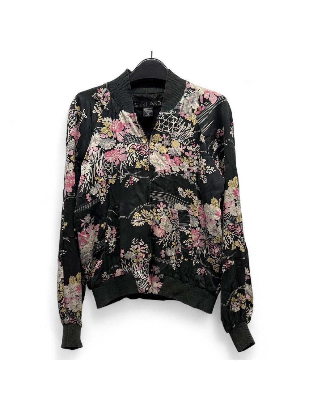 Silk Bomber Jacket